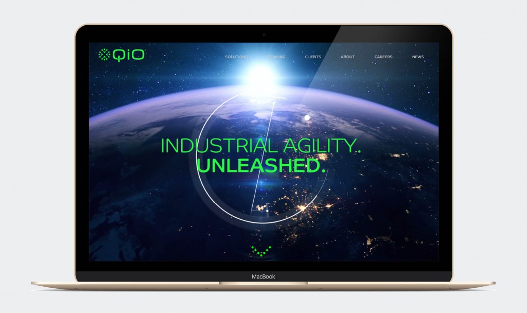 Aeron Case Study - QiO Website Homepage